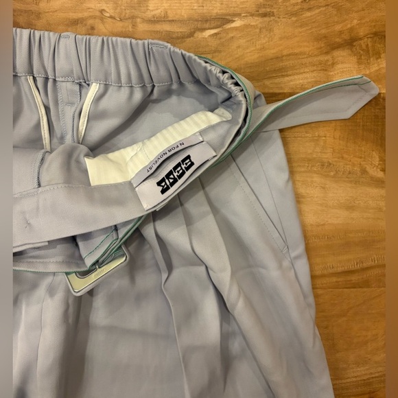 Eenk Light Blue Belted Trousers - Size S - Picture 3 of 5